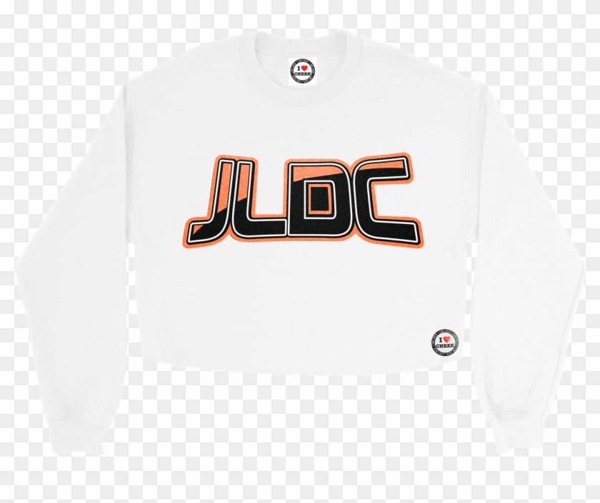 Home / Teams / Jldc / White Cropped Jldc I Love Cheer® - Sweatshirt Clipart