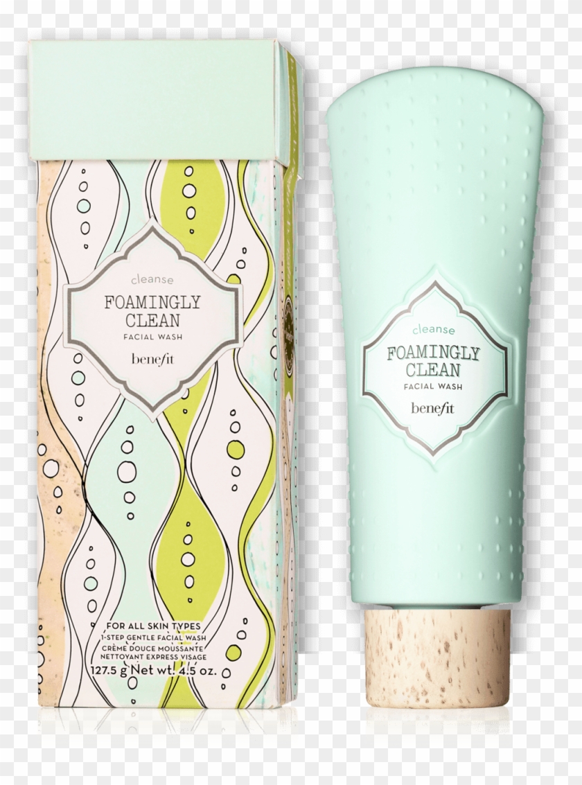 Foamingly Clean Facial Wash - Benefit Foaming Cleanser Clipart