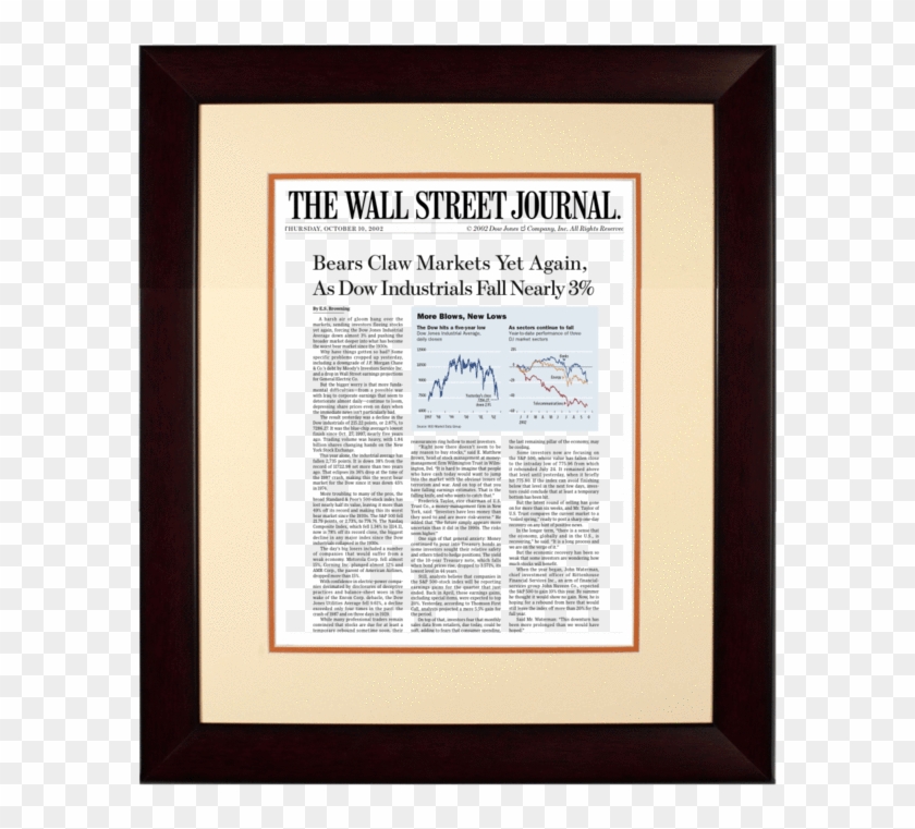 End Of Dot Com Bubble - Wall Street Journal Clipart