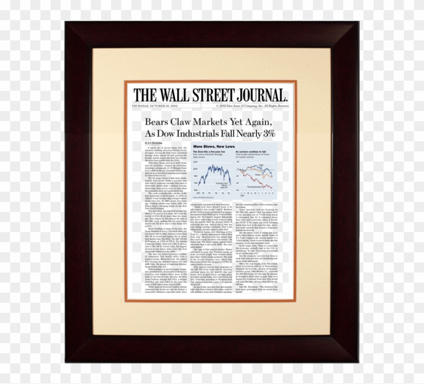 End Of Dot Com Bubble - Wall Street Journal Clipart #5872438