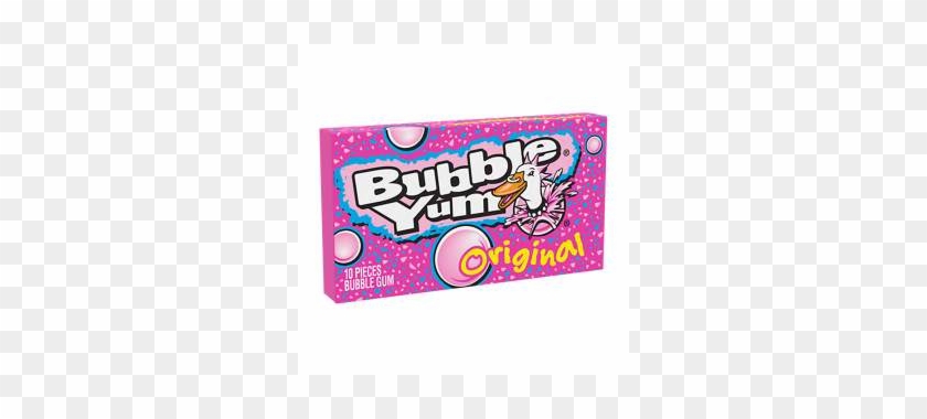 Bubble Yum Gum, Original Flavor, 10 Piece - Bubble Yum Clipart #5872481