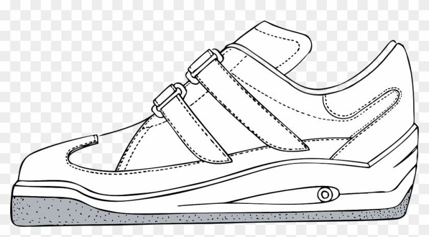 Shoes Gym Tennis Running Snickers Athletic High - Shoe Clip Art - Png Download