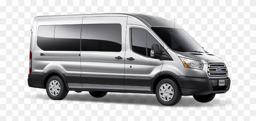 Large Group Shuttle - Ford Transit 15 Passenger Van Clipart #5874859