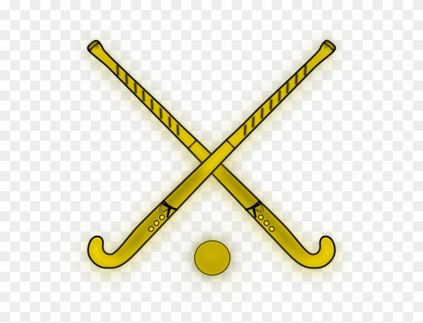 Field Hockey Stick Clipart Filled In Png - Yellow Field Hockey Stick Transparent Png #5874938