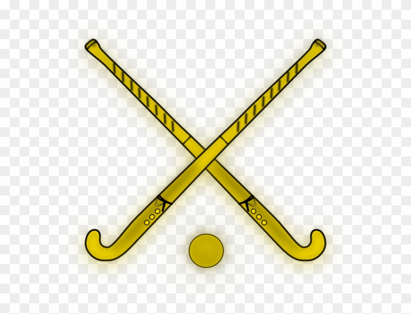 Field Hockey Stick Clipart Filled In Png - Yellow Field Hockey Stick Transparent Png