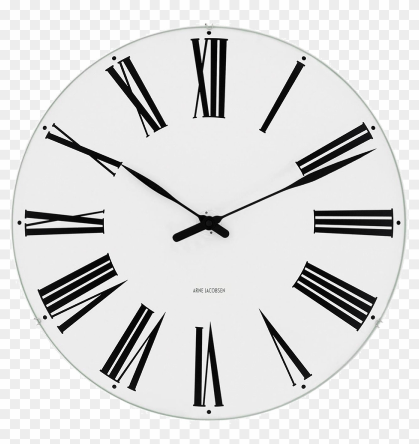 Arne Jacobsen Roman Clock 210/290/480 - Clock Design Roman Clipart #5875080