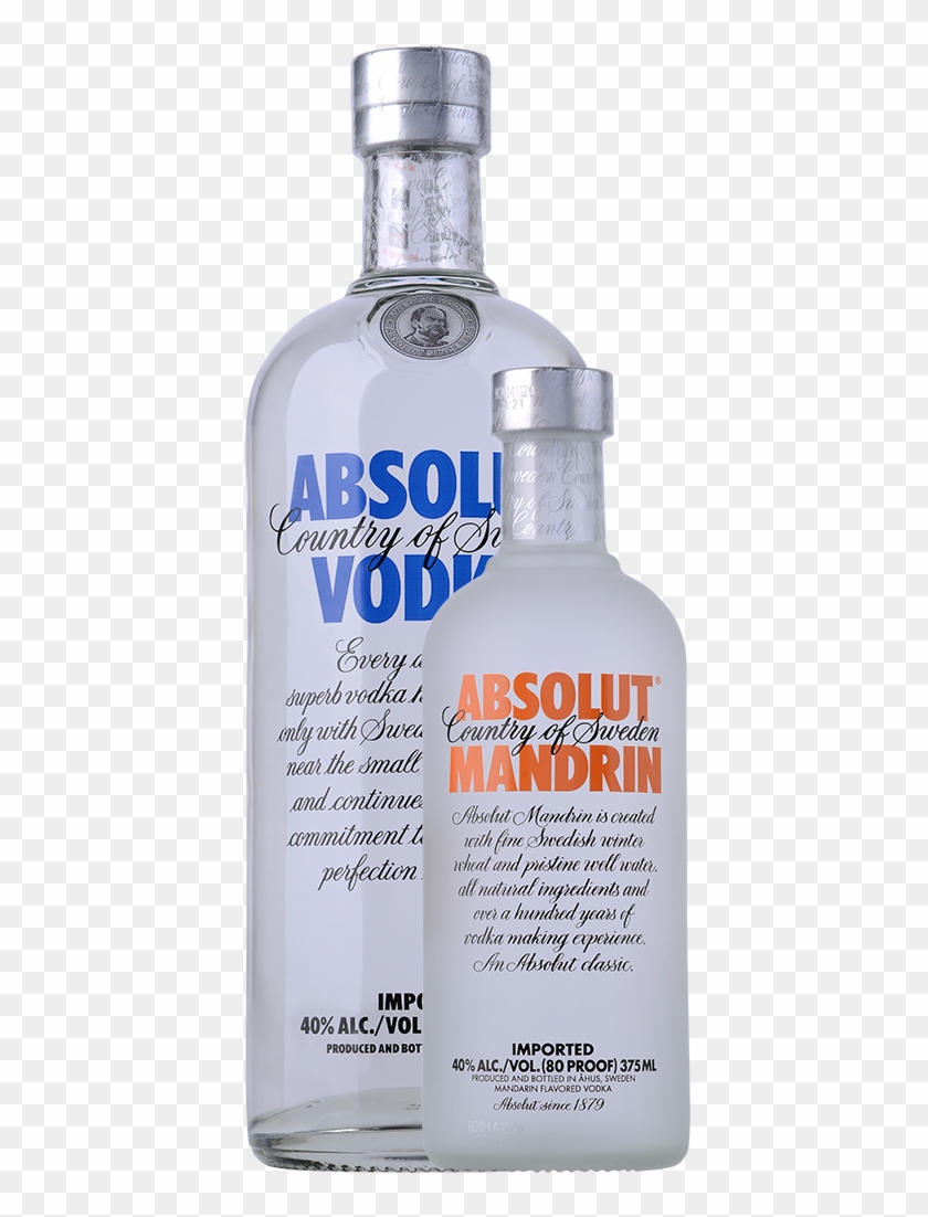 Absolut Vodka Twin Pack 1l With Free Absolut Mandarin - Absolut Vodka Clipart #5876137