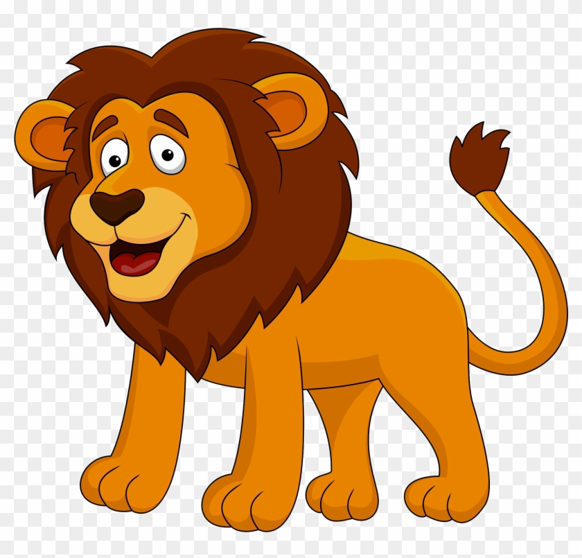 Cartoon Royalty Free - Leones Animados Clipart
