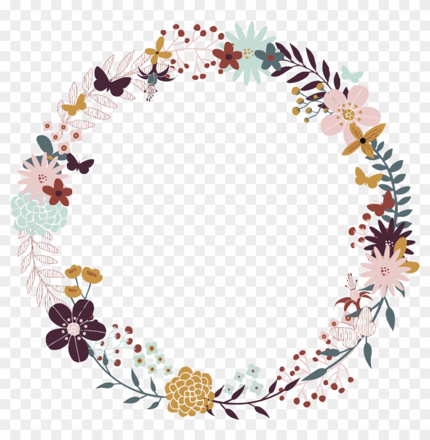 #frame #flowers #autumn #vector #flores #lizzieedits - T-shirt Clipart