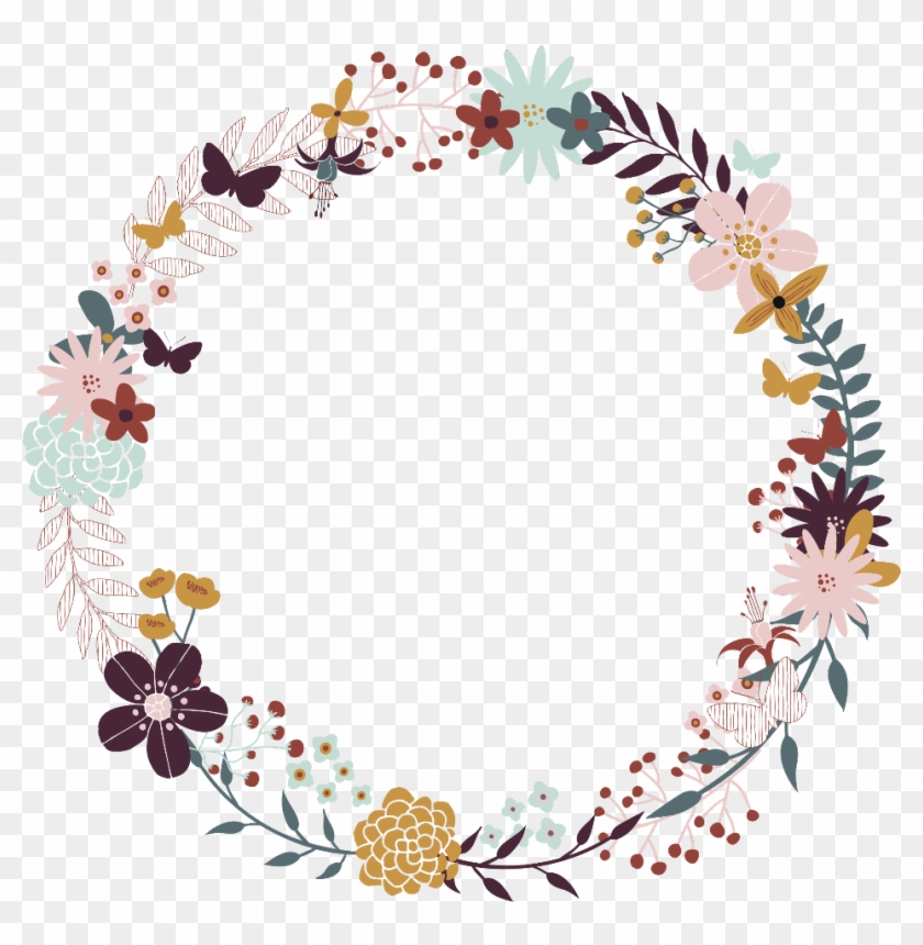 #frame #flowers #autumn #vector #flores #lizzieedits - T-shirt Clipart #5877491