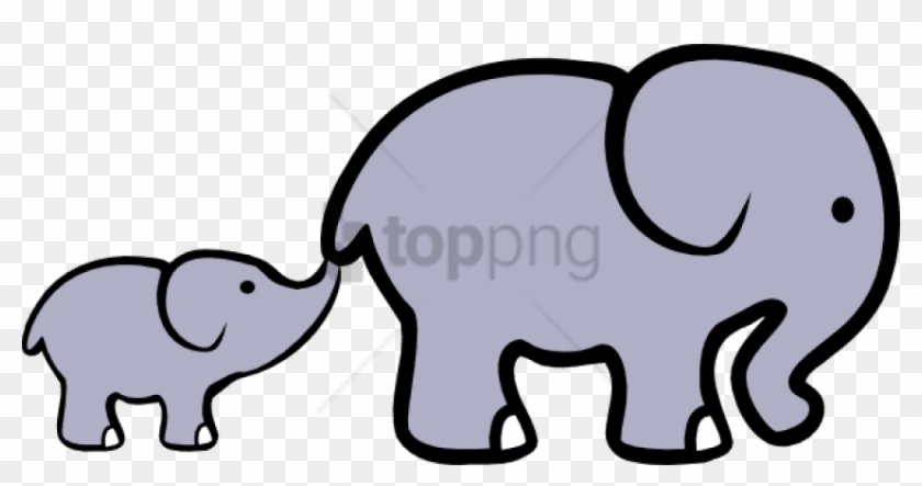 Dibujo De Un Elefante Png Image With Transparent Background - Baby Elephant Outline Clipart #5877609
