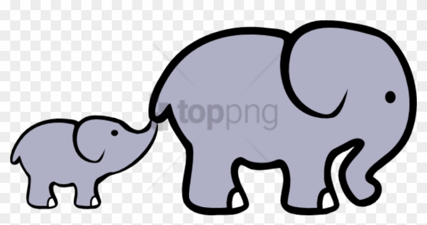 Dibujo De Un Elefante Png Image With Transparent Background - Baby Elephant Outline Clipart