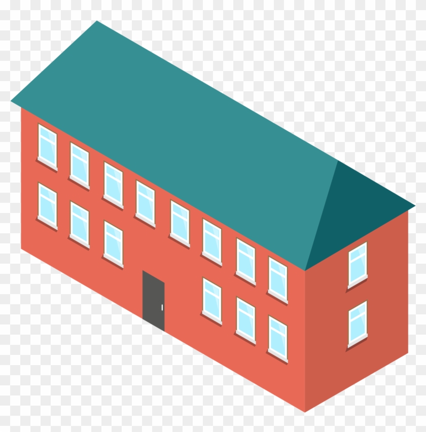 Apartamento Edificio 5d Ciudad Png E Imagen Vectorial - House Clipart