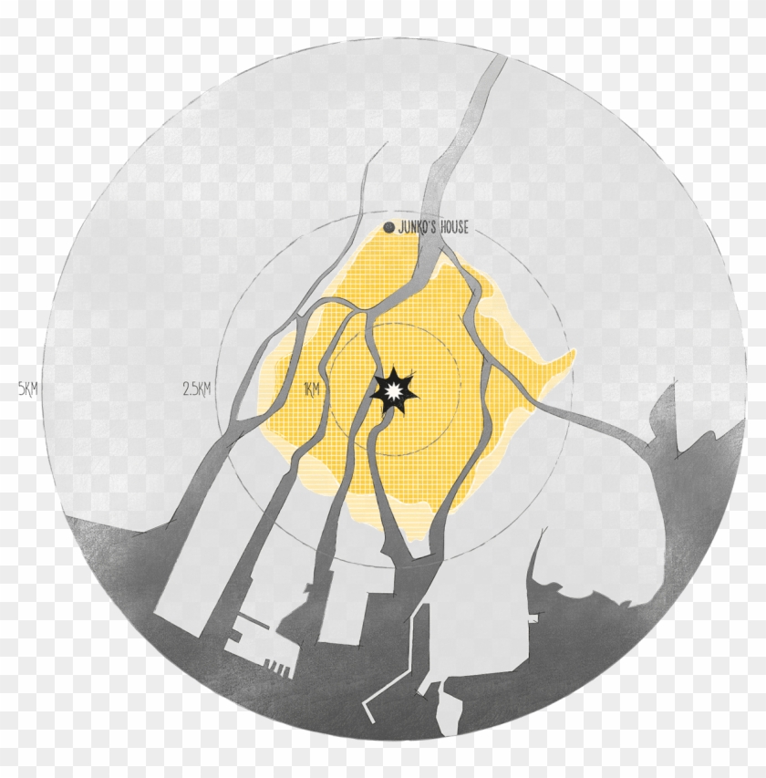 Surviving Hiroshima's Atomic Bomb - Circle Clipart
