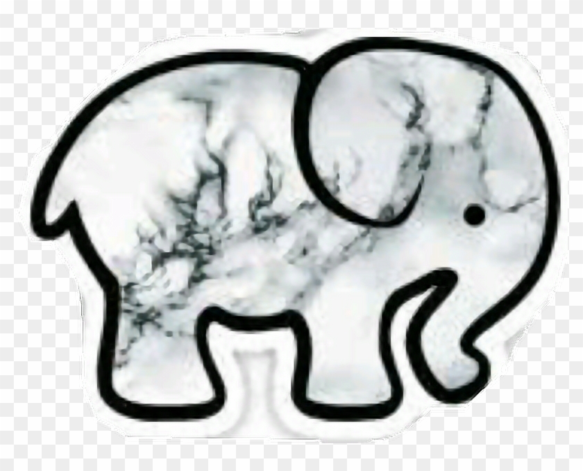 Elefante Sticker - Elephant Sticker Clipart #5878624