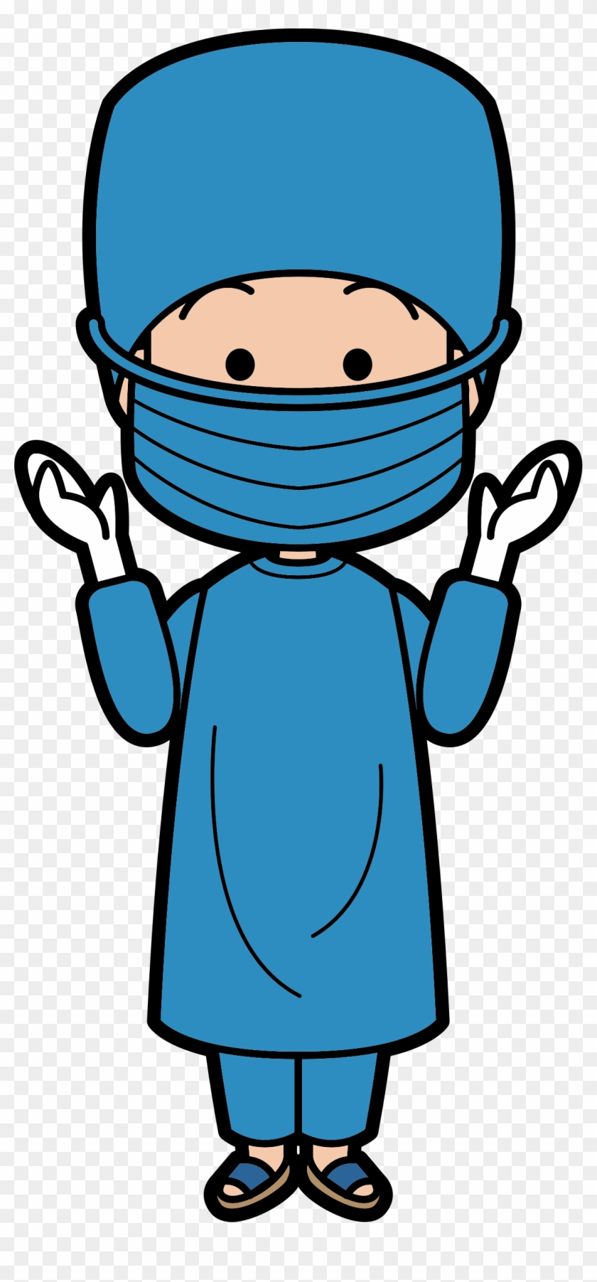 Jpg Black And White Stock Female Surgeon Big Image - Surgery Clipart - Png Download