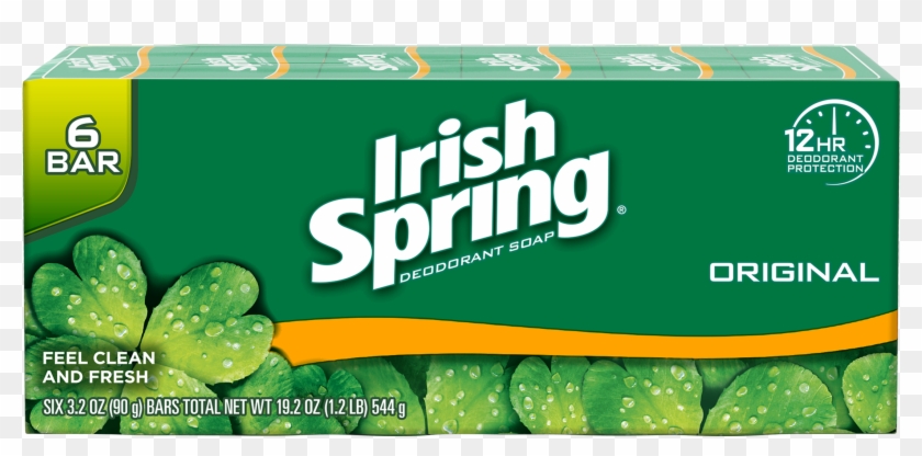 Departments - 6 Bar Irish Spring Moisture With Hydrobeads Deodorant Clipart