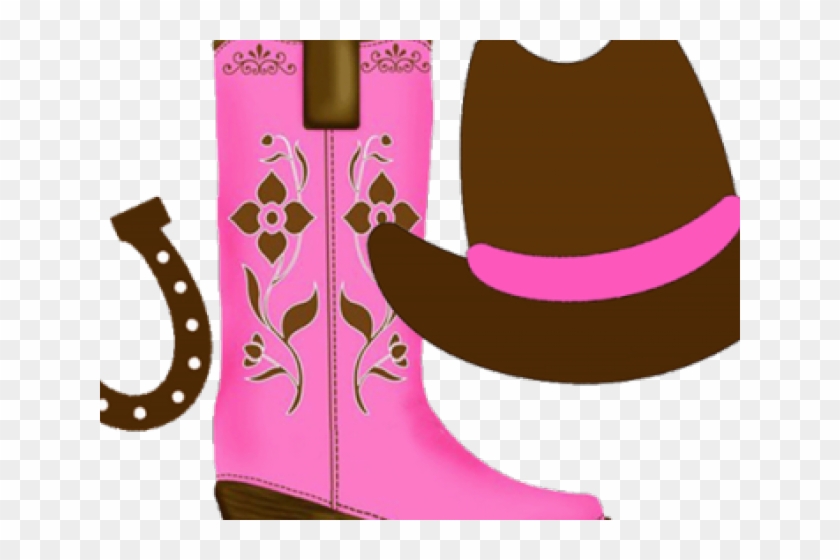 Cowboy Hat Clipart Rodeo Queen - Cowgirl Boots Clip Art - Png Download