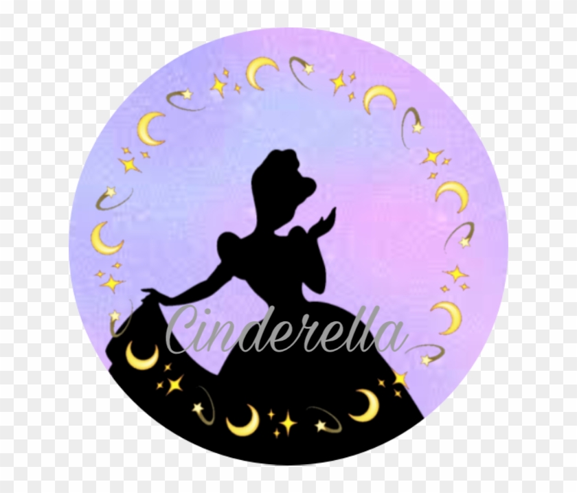 #cinderella #icon #moon #シンデレラ#アイコン#月 - Cinderella Silhouette Clipart - Png Download