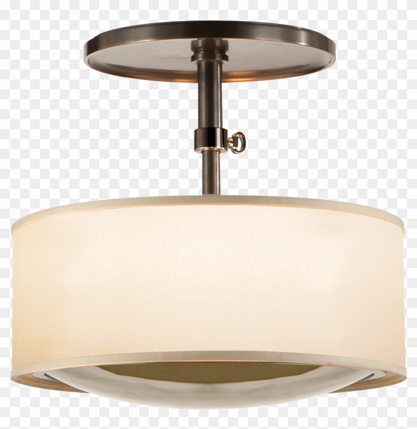 Reflection Semi-flush Hanging Shade In Bronze With - Visual Comfort Barbara Barry Reflection Semi-flush Clipart