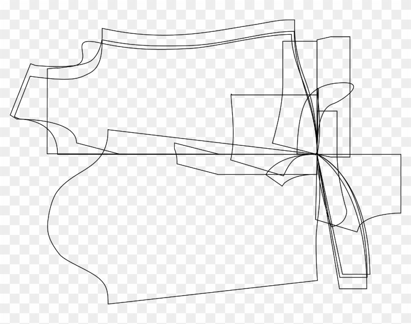 All Cut Lines - Line Art Clipart