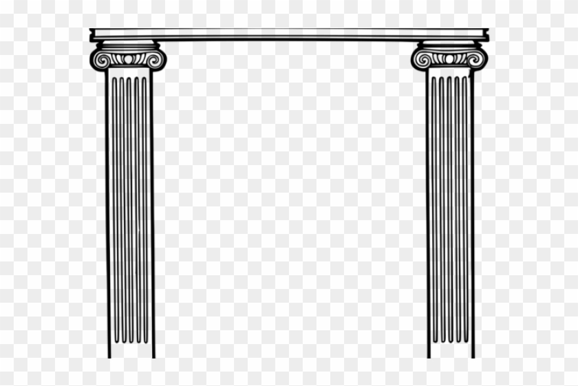 Columns Clipart Ancient Rome - Ancient Roman Frame - Png Download #5881165