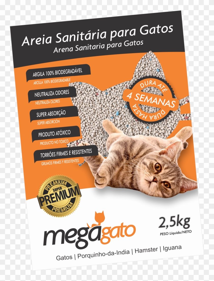Areia Sanitária Para Gatos - Areia Para Gatos Biodegradável Clipart
