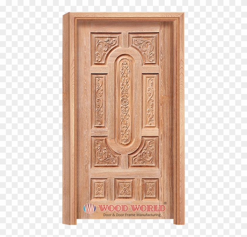 Wooden Frame - Wood Front Door Frame Clipart #5881952