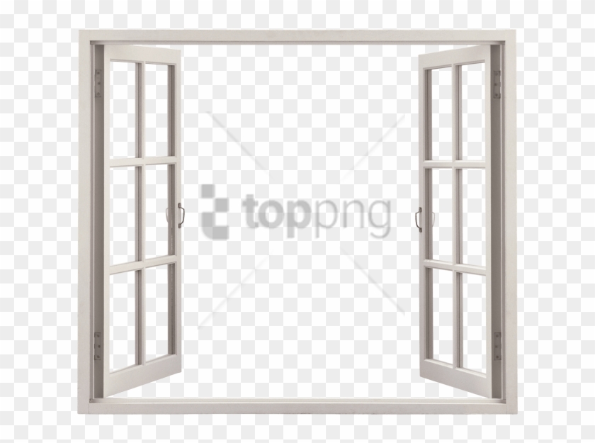 Free Png Glass Frame Png Transparent Png Image With - Open Window Frame Clipart #5882023