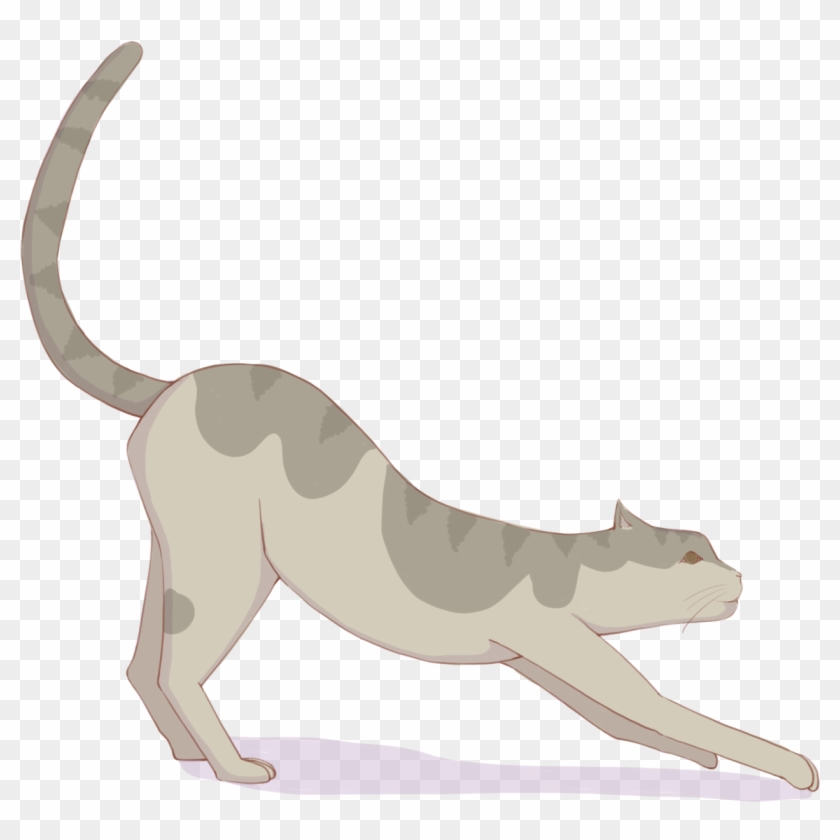 Pintado A Mano Animal Criatura Gato Png Y Psd - Cat Clipart