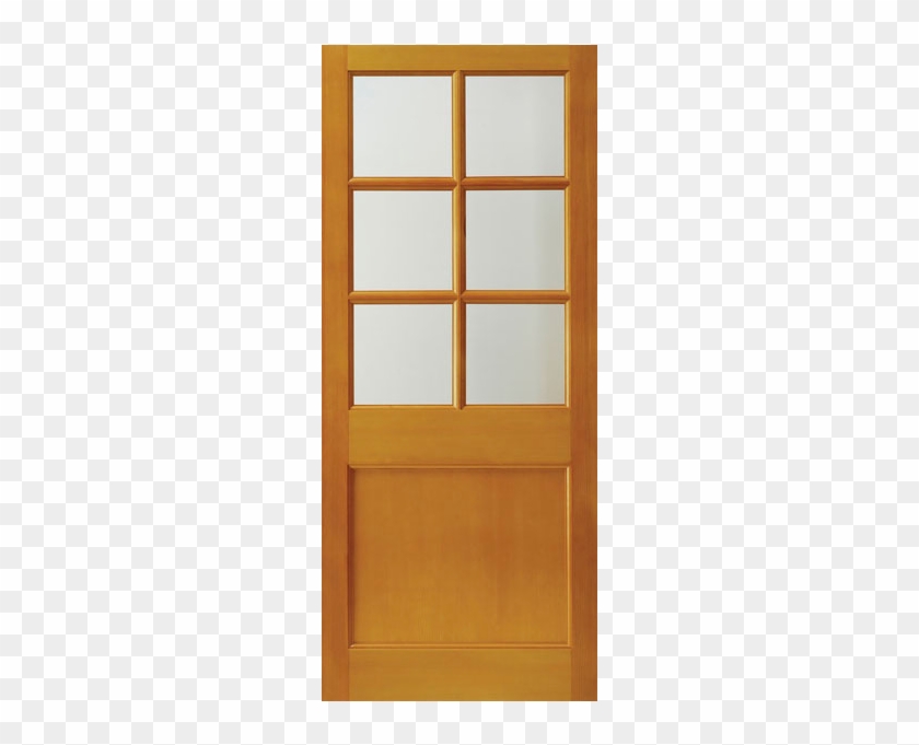 Jeld-wen 6 Lite Plywood Panel Glazed Exterior Door - Door Clipart #5882676