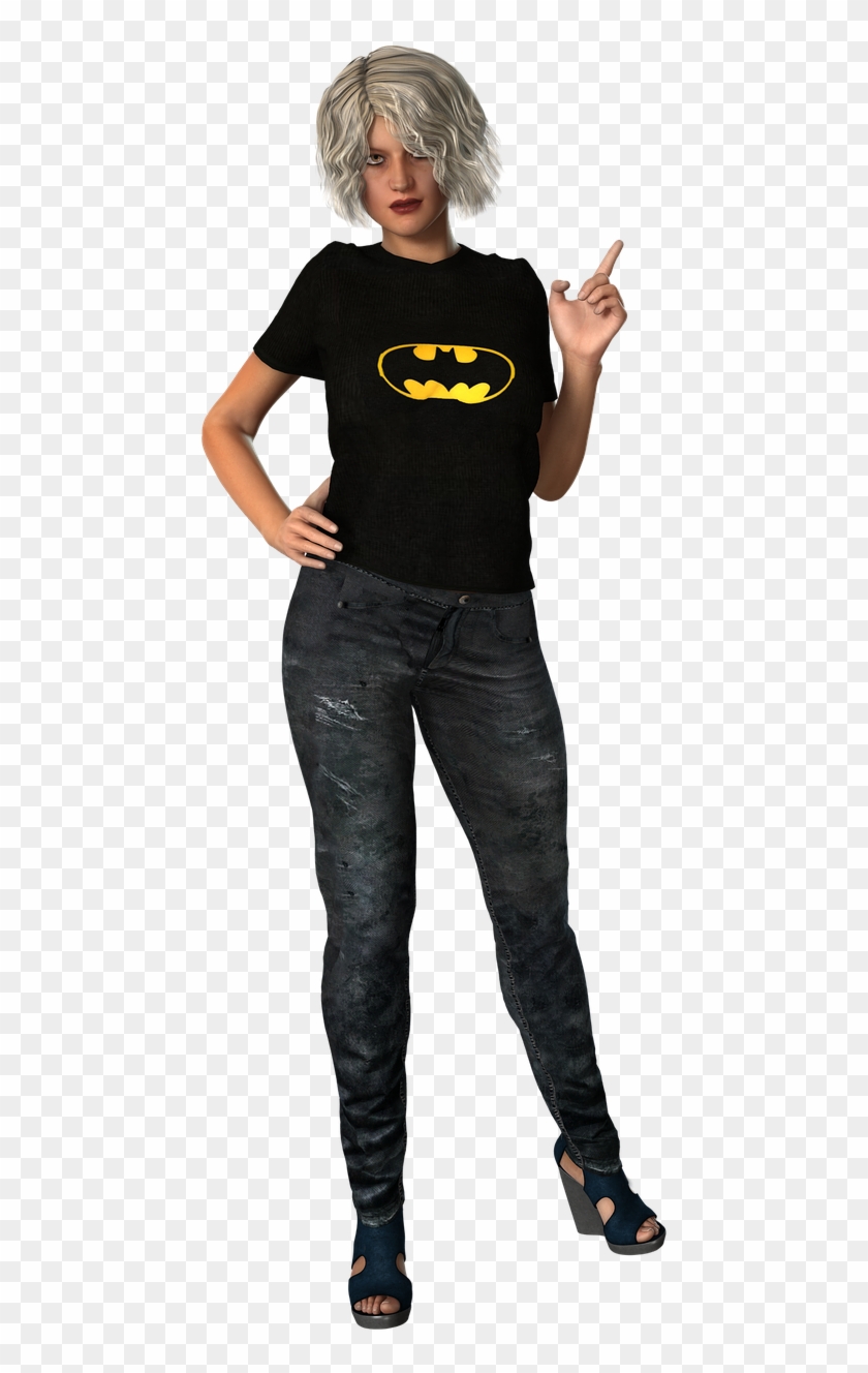 Transparent Background T Shirt Model Female Transparent Clipart #5882884