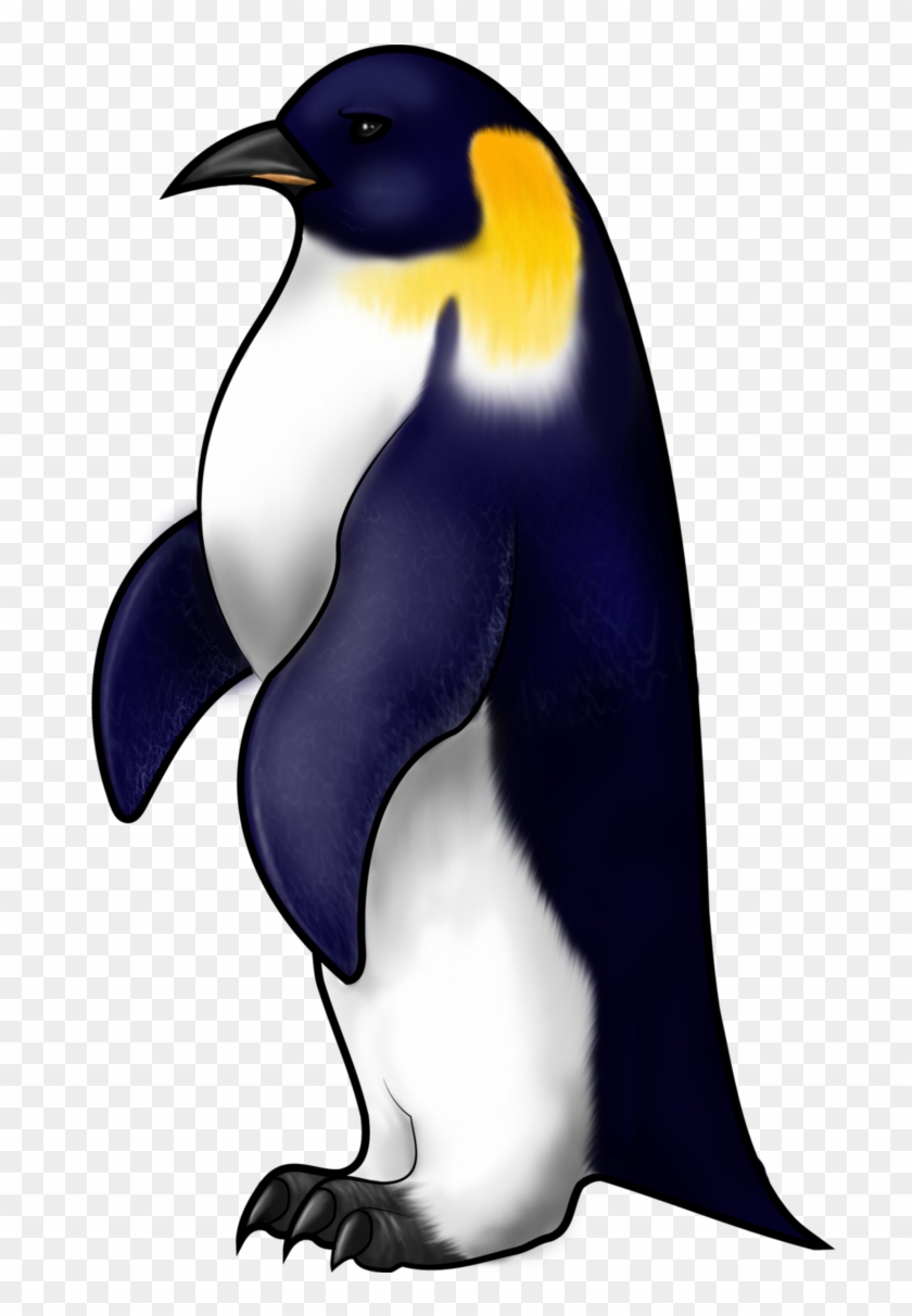 At Getdrawings Com Free For Personal Use - Outline Of An Emperor Penguin Clipart