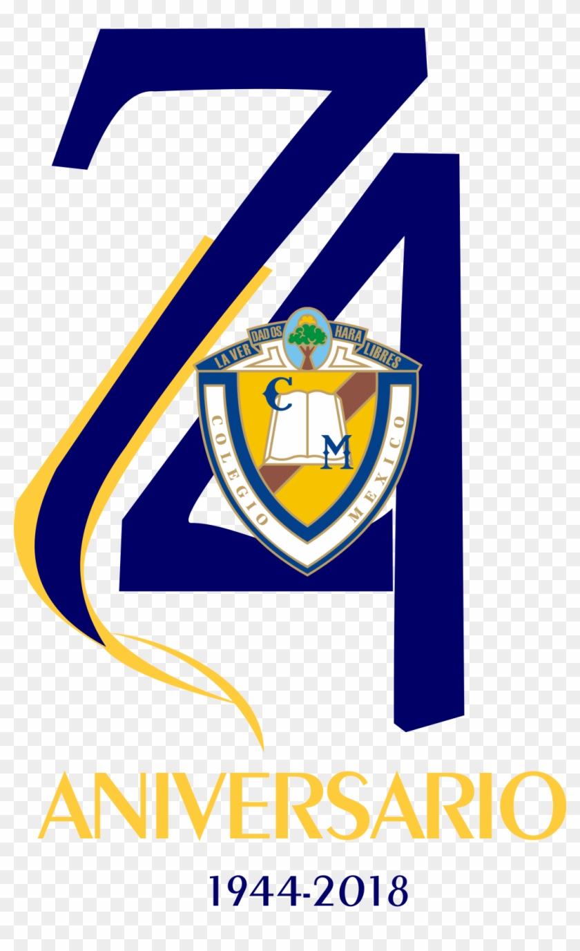 74 Aniversario - Crest Clipart