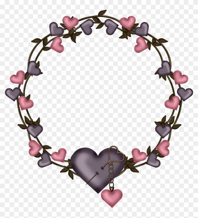 Download Border Bulat Bunga Png Clipart , Png Download