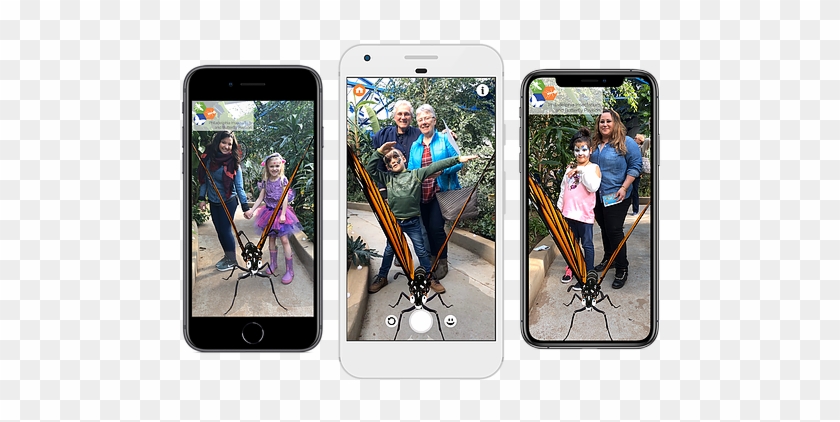 Using Image Recognition, The Mural Graphic Is Tracked - Iphone Clipart #5883865