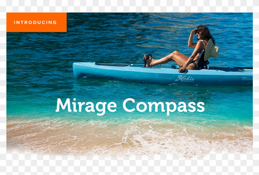 Set Your Course With The New Mirage Compass Simplicity - Sea Kayak Clipart #5884369