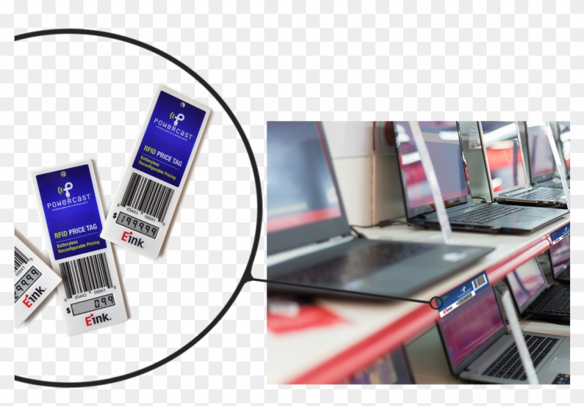 Rfid Price Tag Lapto - Laptop Store Clipart