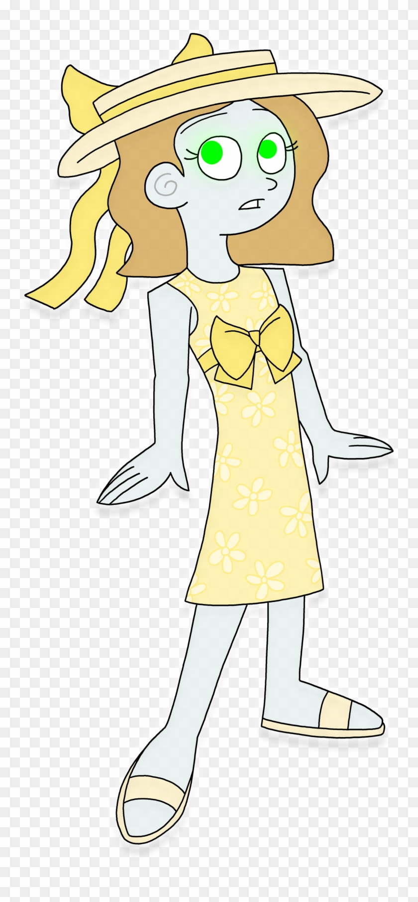 Little Ghost Girl - Cartoon Clipart