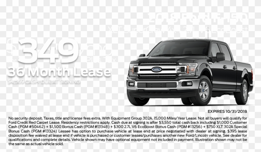 Check Out These New Car Lease Specials On The All New - Ford Trucks Clipart #5886614