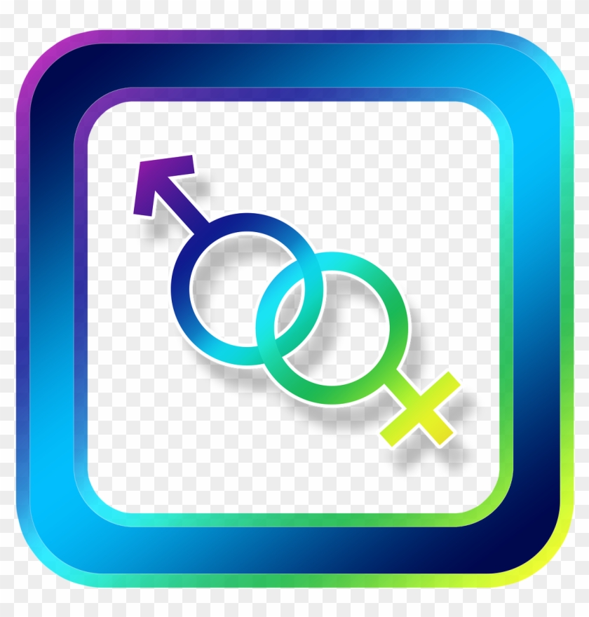 Icon Male Female - Simbolo Do Homem E Da Mulher Png Clipart