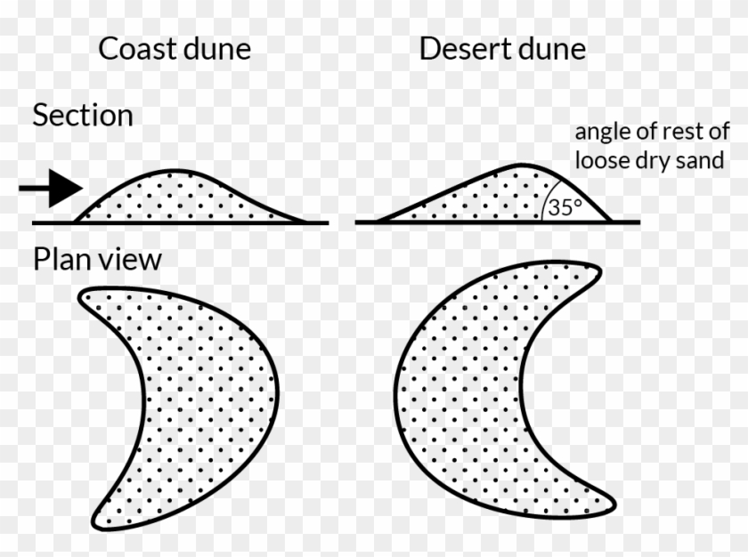 A Comparison Of Coast And Desert Dunes - Transparent Background Transparent Mosque Clipart #5886992