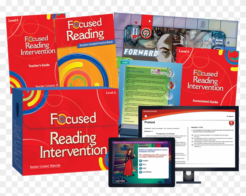 Focused Reading Intervention - Flyer Clipart #5887068