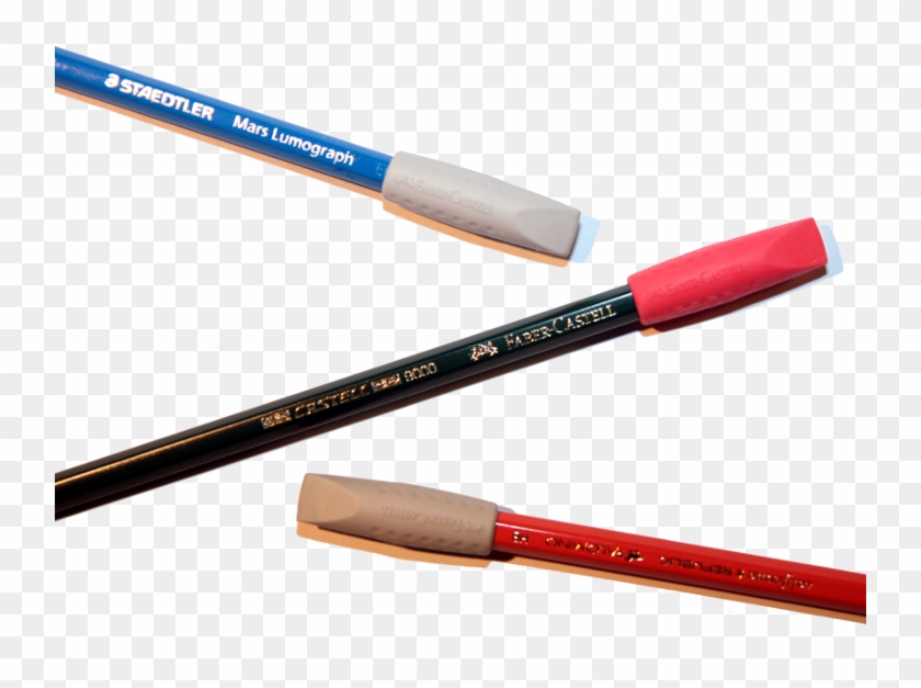 The Eraser Cap On Different Pencils - Eye Liner Clipart #5887700