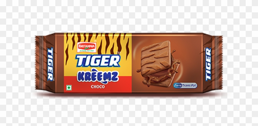 Britannia Tiger Kreemz Chocolate - Britannia Tiger Kreemz Elaichi Clipart #5887764
