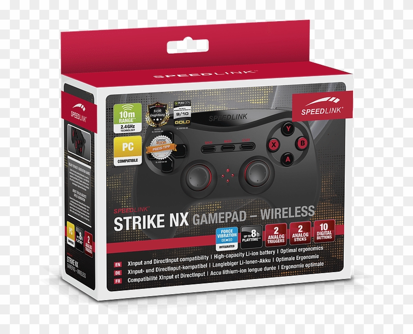 Strike Nx Wireless Gamepad - Speedlink Strike Nx Clipart #5888008