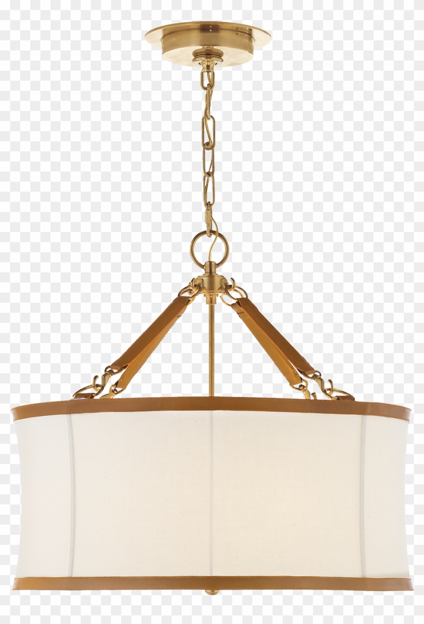 Broomfield Small Hanging Shade In Natural Brass And - Light Fixture Clipart #5888461