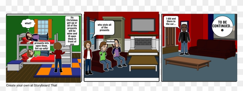 The Story Of The Present Steelier - Cartoon Clipart