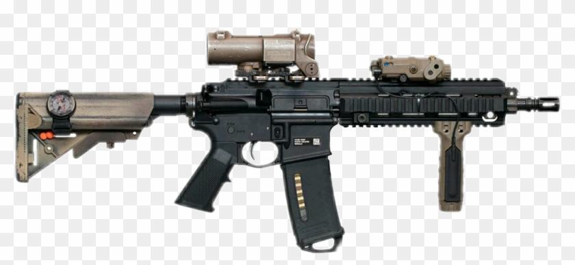 Gun Sticker - Airsoft M4 Clipart #5888804