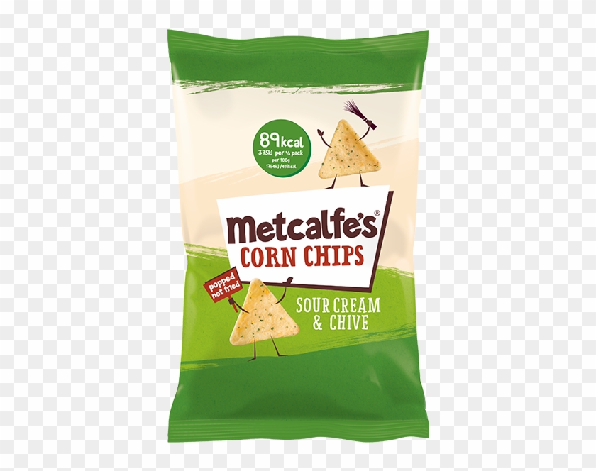 Sour Cream & Chive Corn Chips - Totopo Clipart #5889099